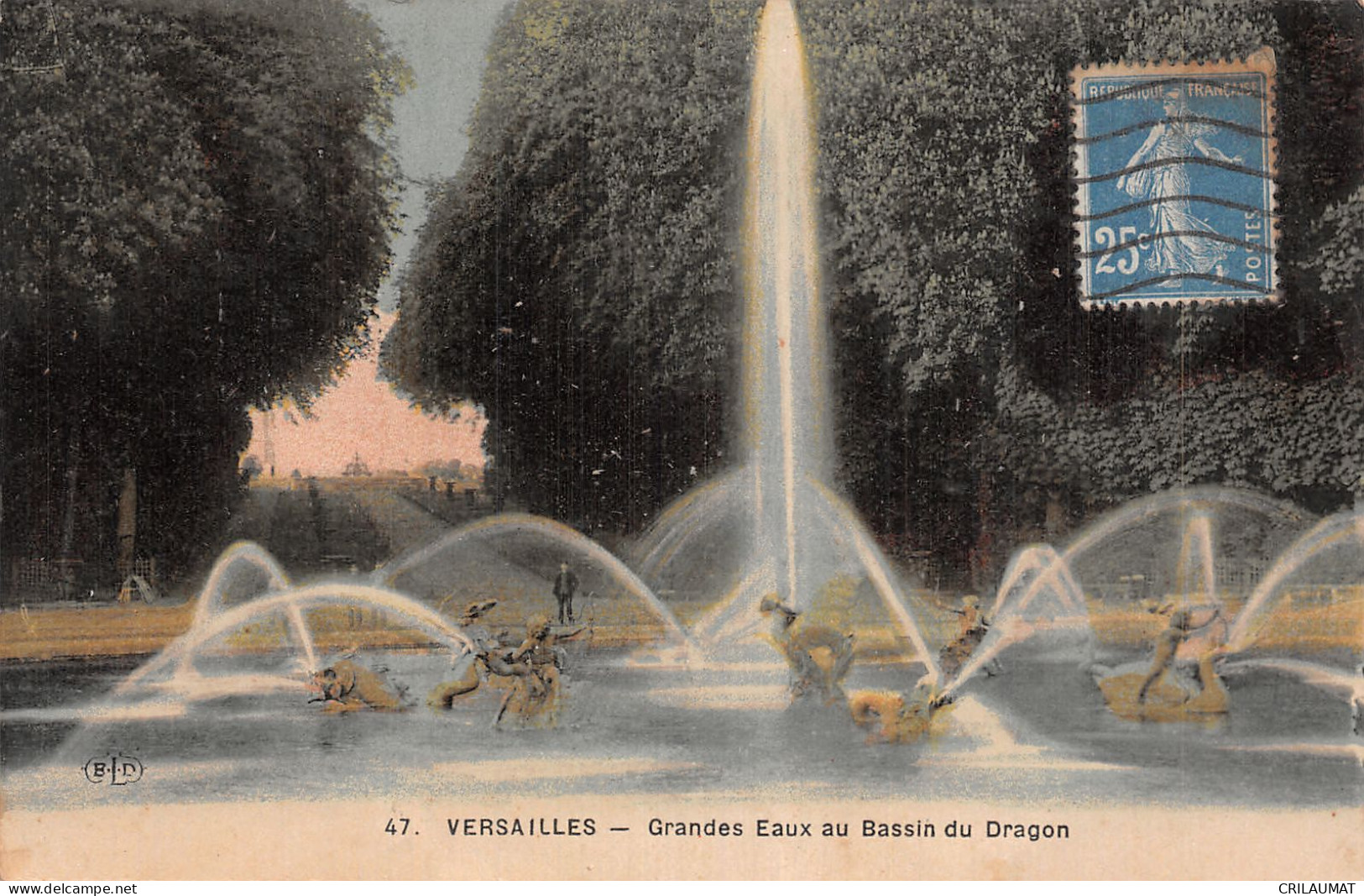 78-VERSAILLES BASSIN DU DRAGON-N°5141-D/0015 - Versailles (Château)
