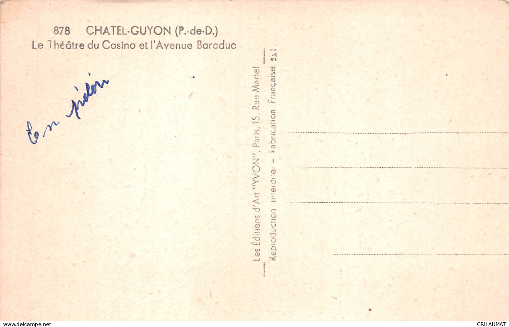 63-CHATEL GUYON-N°5141-D/0009 - Châtel-Guyon