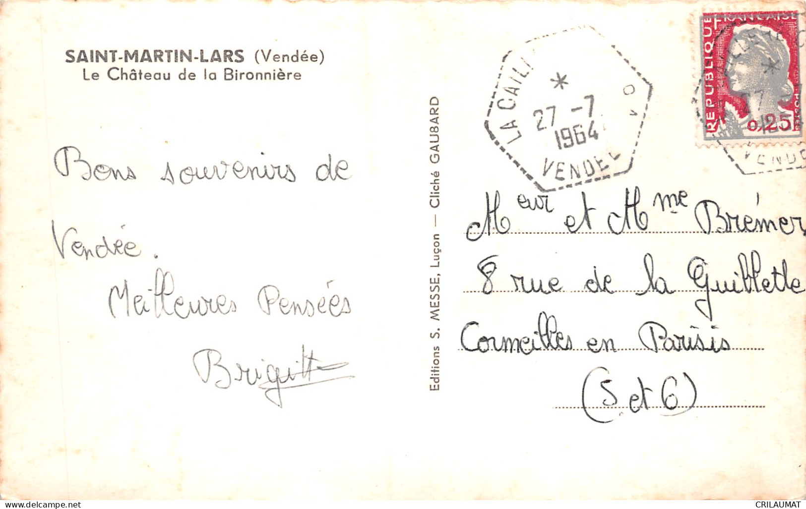 85-SAINT MARTIN LARS-N°5141-C/0387 - Other & Unclassified