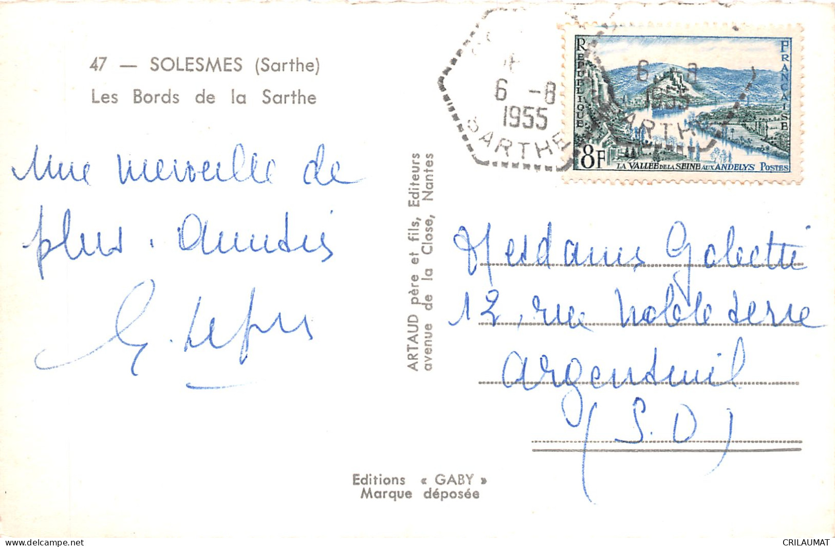 72-SOLESMES-N°5141-C/0317 - Solesmes