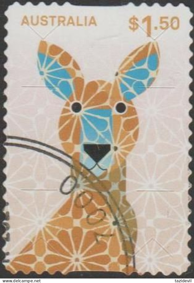AUSTRALIA - DIE-CUT-USED 2024 $1.50 Special Occasions - Kangaroo - Used Stamps