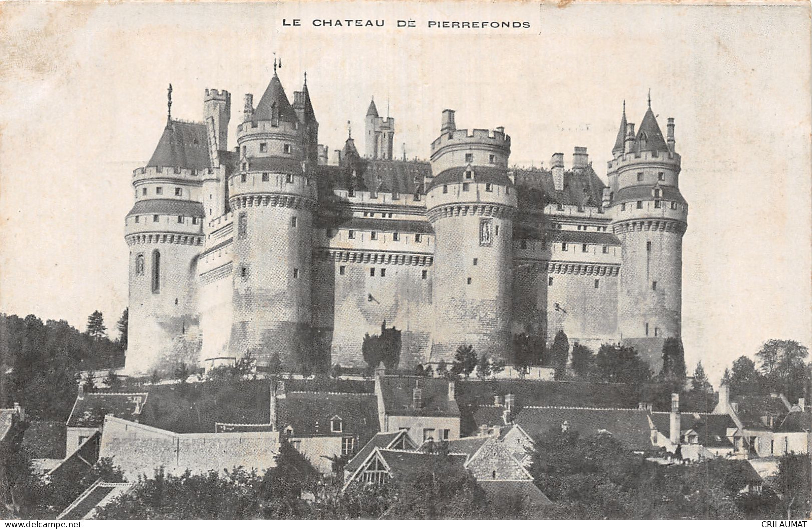 60-PIERREFONDS LE CHÂTEAU-N°5141-C/0101 - Pierrefonds