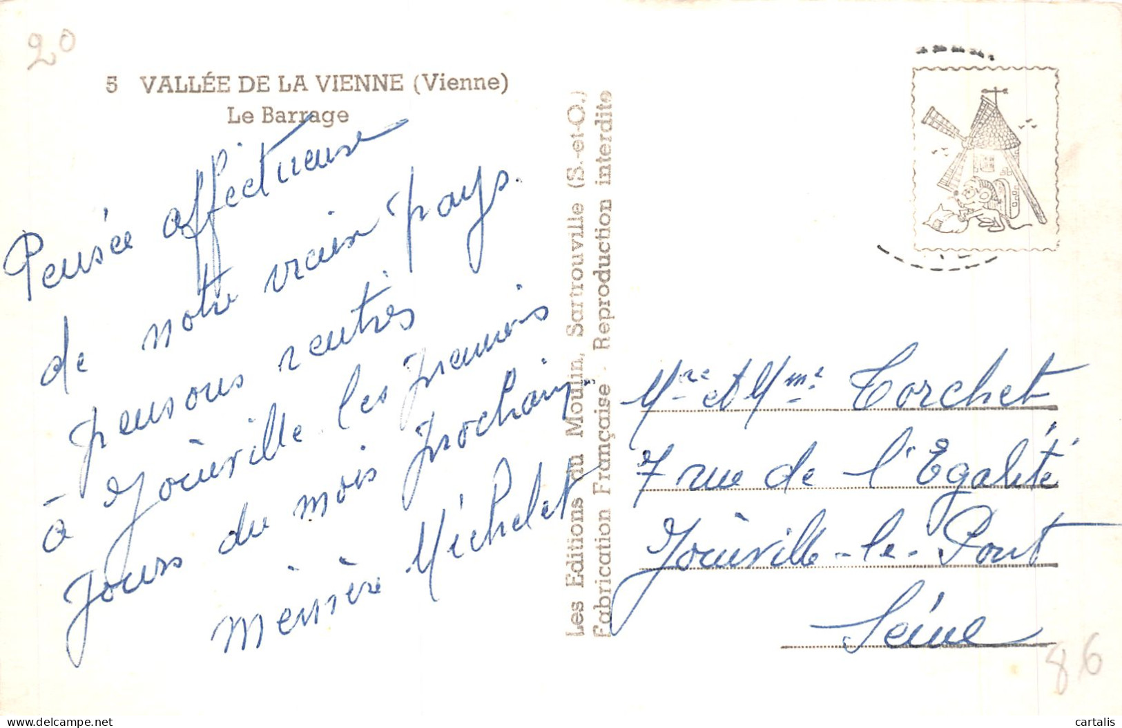 86-VALLEE DE LA VIENNE-N°4193-G/0369 - Other & Unclassified