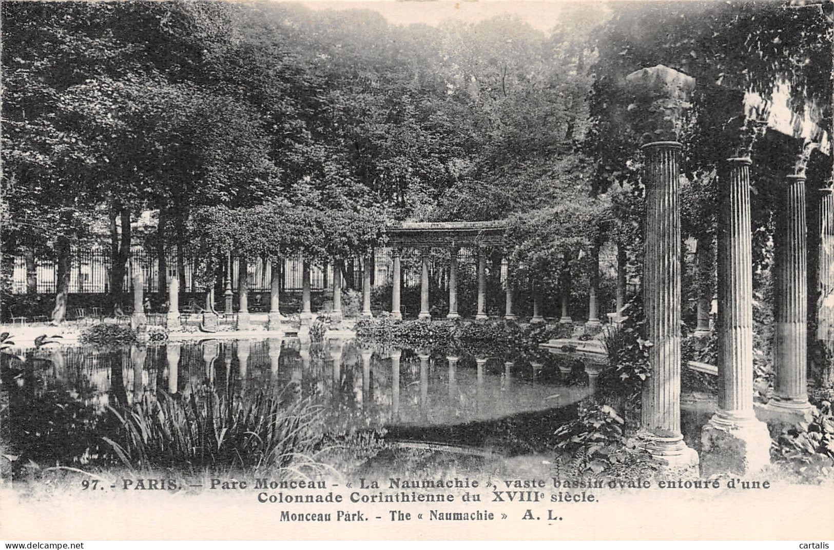 75-PARIS PARC MONCEAU-N°4193-G/0289 - Parcs, Jardins