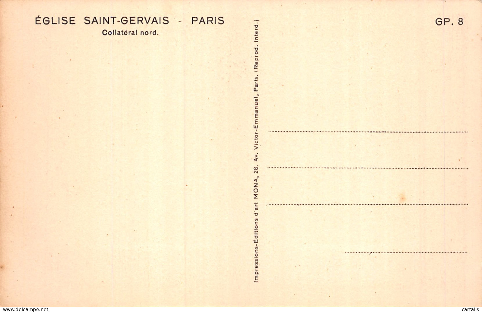 75-PARIS EGLISE SAINT GERVAIS-N°4193-G/0295 - Kerken