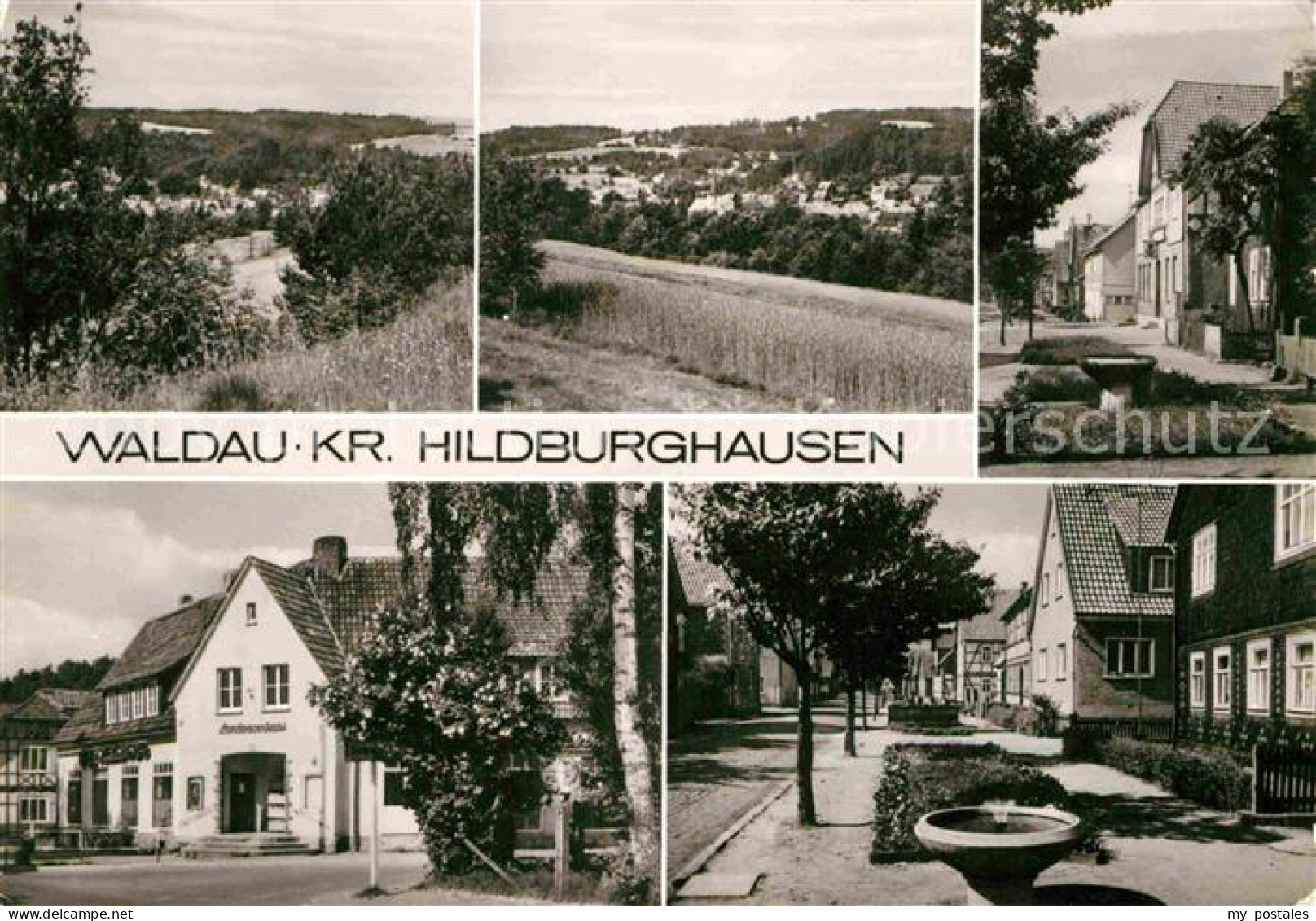 72728023 Waldau Hildburghausen Teilansichten Landschaftspanorama Waldau Hildburg - Hildburghausen