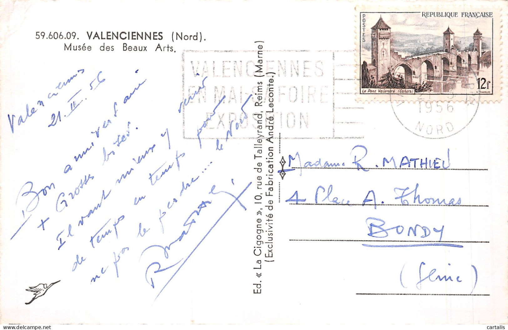 59-VALENCIENNES-N°4193-F/0159 - Valenciennes