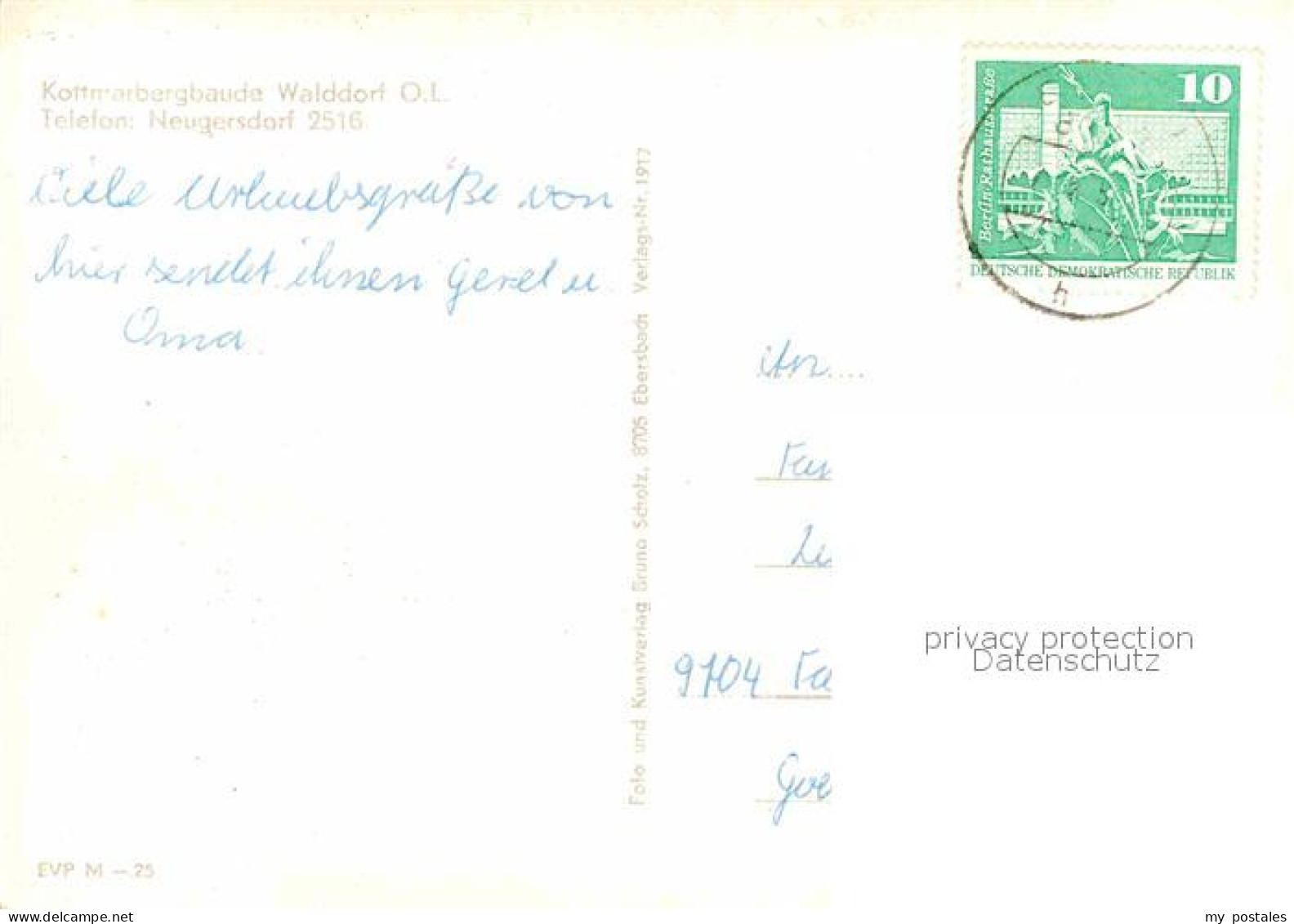 72728015 Walddorf Sachsen Kottmarbergbaude Walddorf Sachsen - Autres & Non Classés