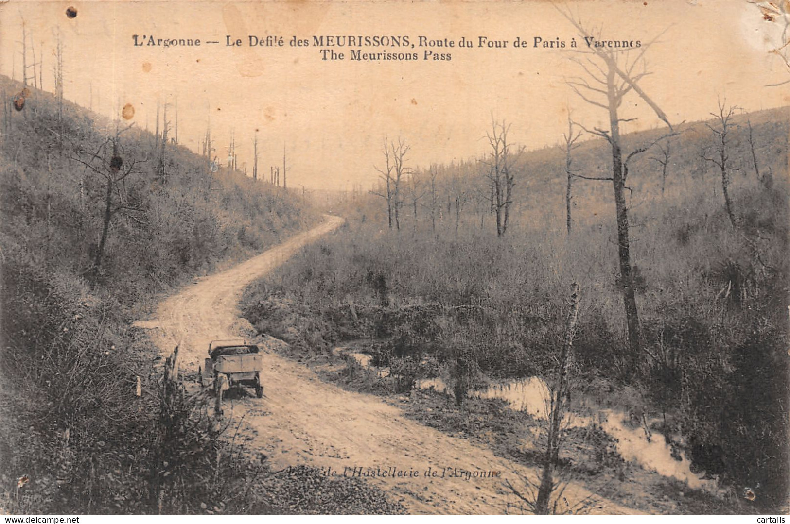 55-ROUTE DU FOUR DE PARIS A VARENNES RAVIN DES MEURISSONS-N°4193-F/0009 - Autres & Non Classés