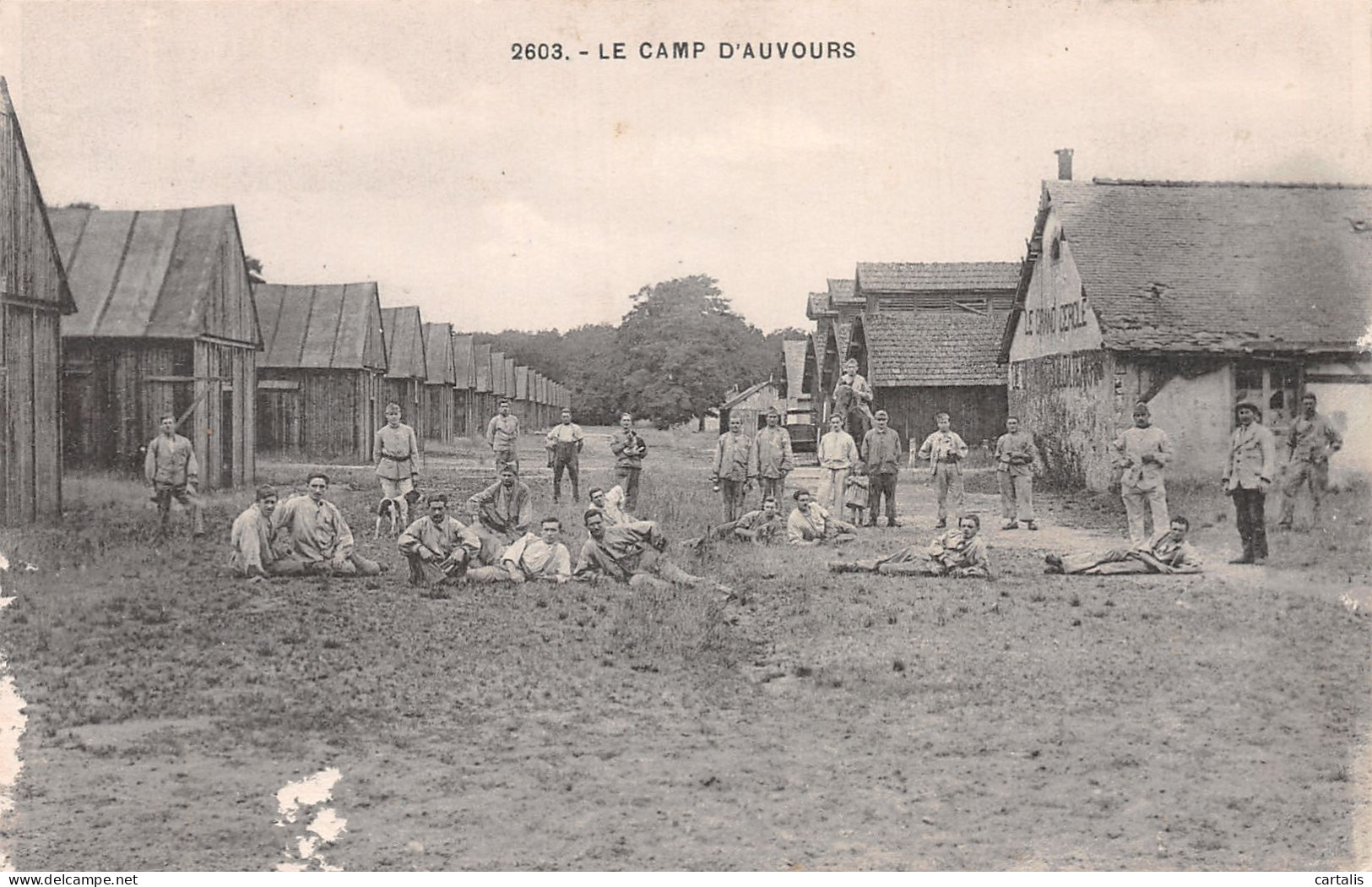 72-CHAMPAGNE CAMP D AUVOURS-N°4193-E/0393 - Autres & Non Classés