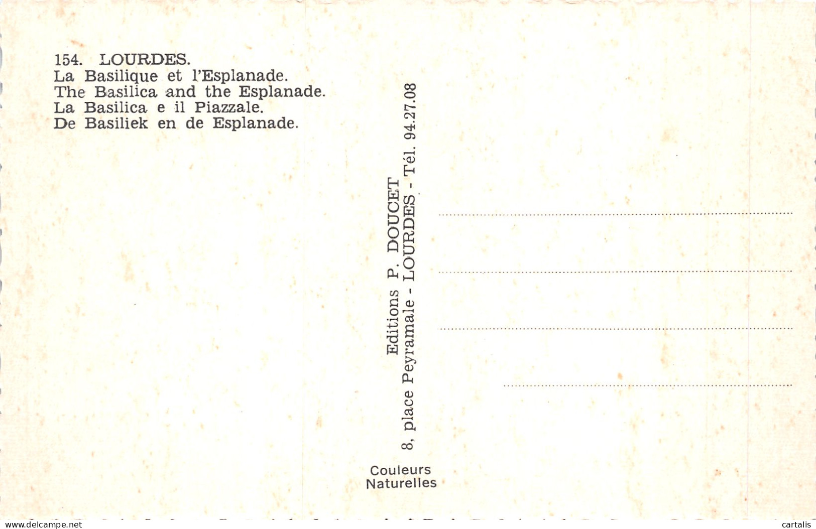 65-LOURDES-N°4193-E/0263 - Lourdes