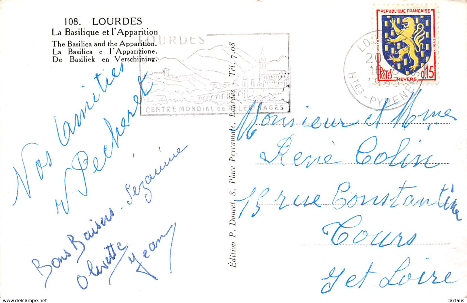 65-LOURDES-N°4193-E/0265 - Lourdes