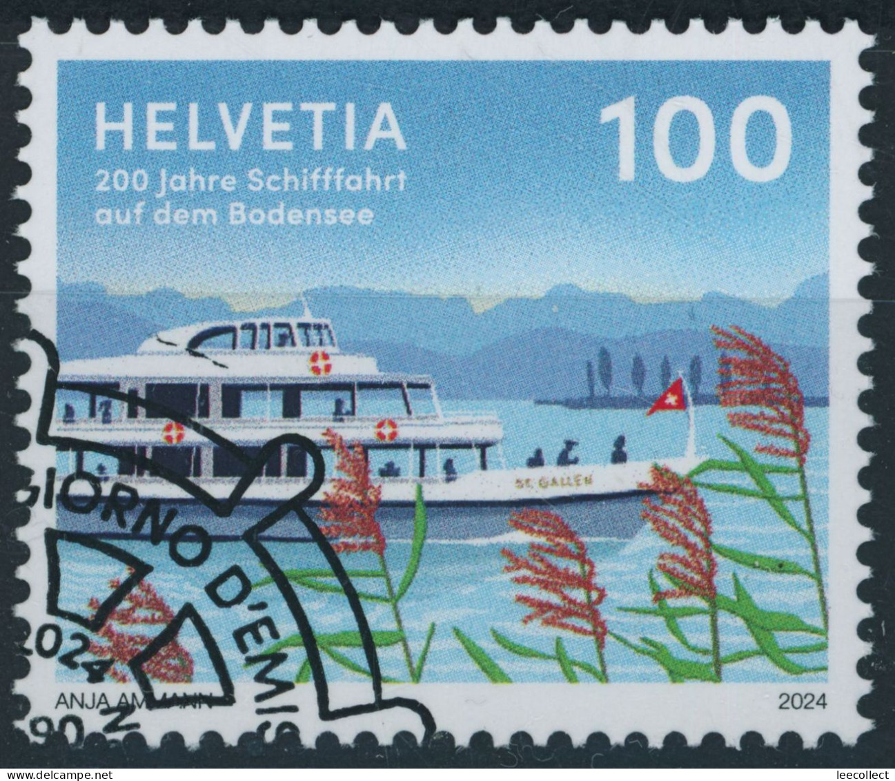 Suisse - 2024 - Schifffahrt Bodensee - Ersttag Stempel ET - Gebruikt