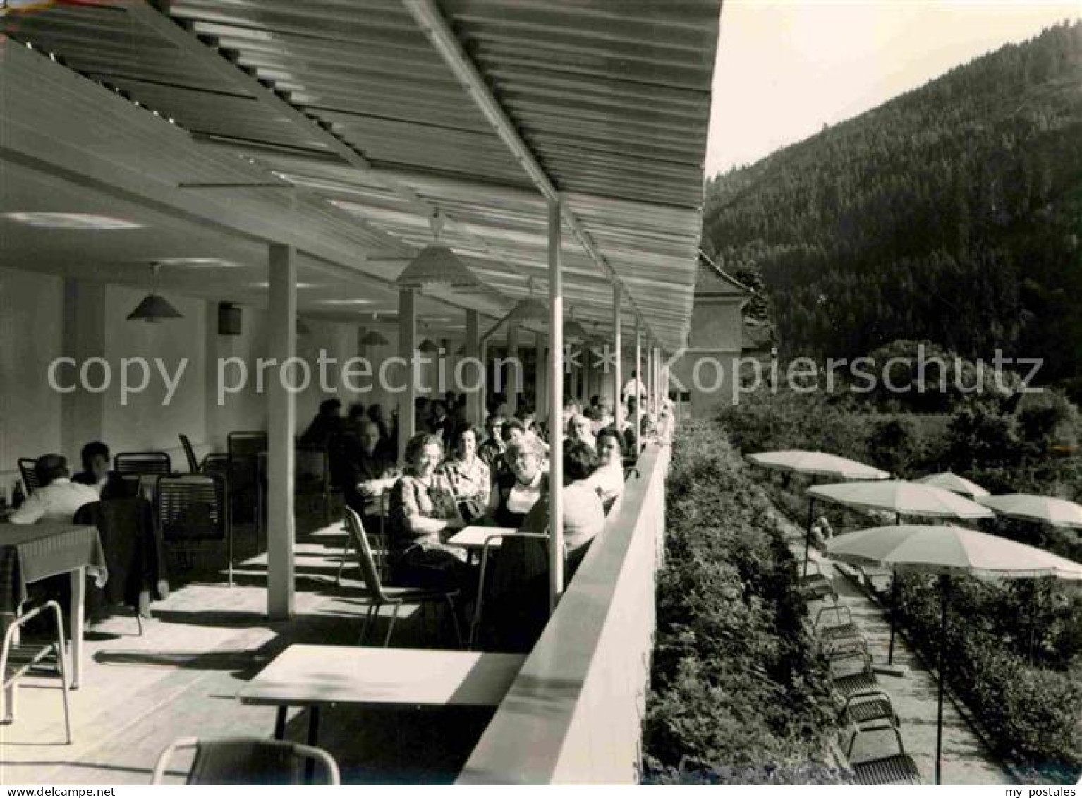 72727975 Leutenberg Thueringen Erholungsheim Sormitzblick Terrassen Cafe Handabz - Andere & Zonder Classificatie