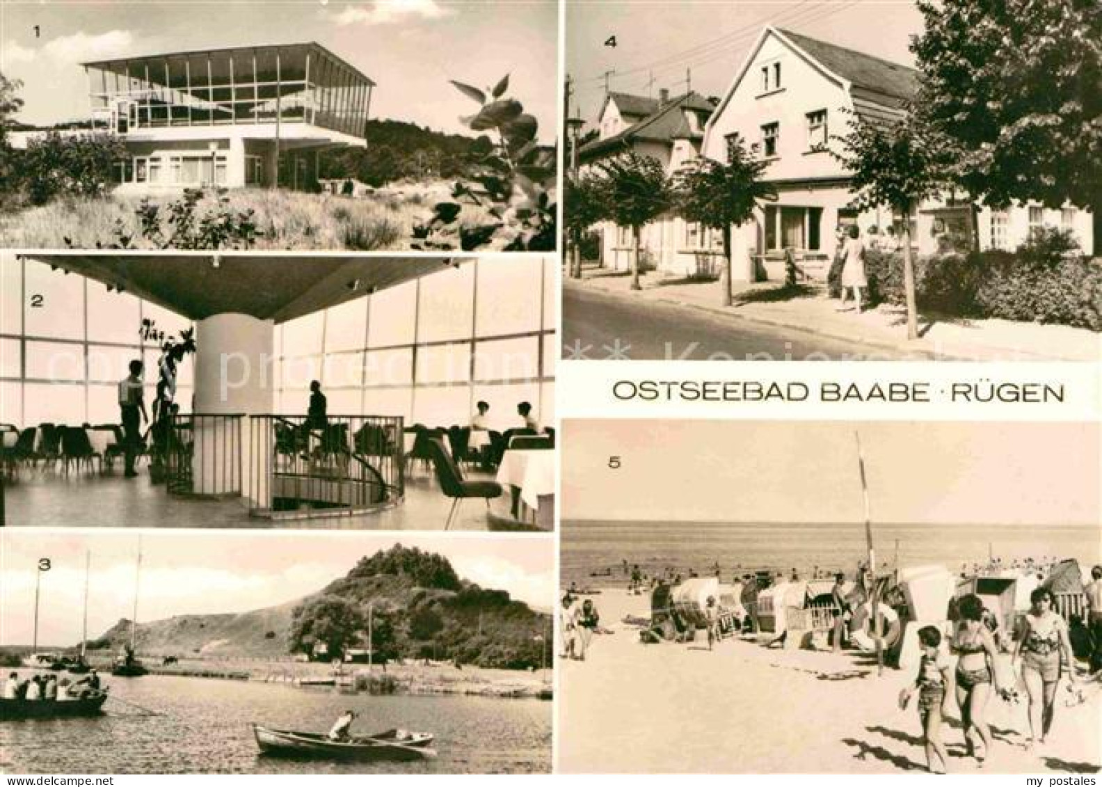 72727969 Baabe Ostseebad Ruegen HO Gaststaette Inselparadies Moritzburg FDGB Erh - Andere & Zonder Classificatie