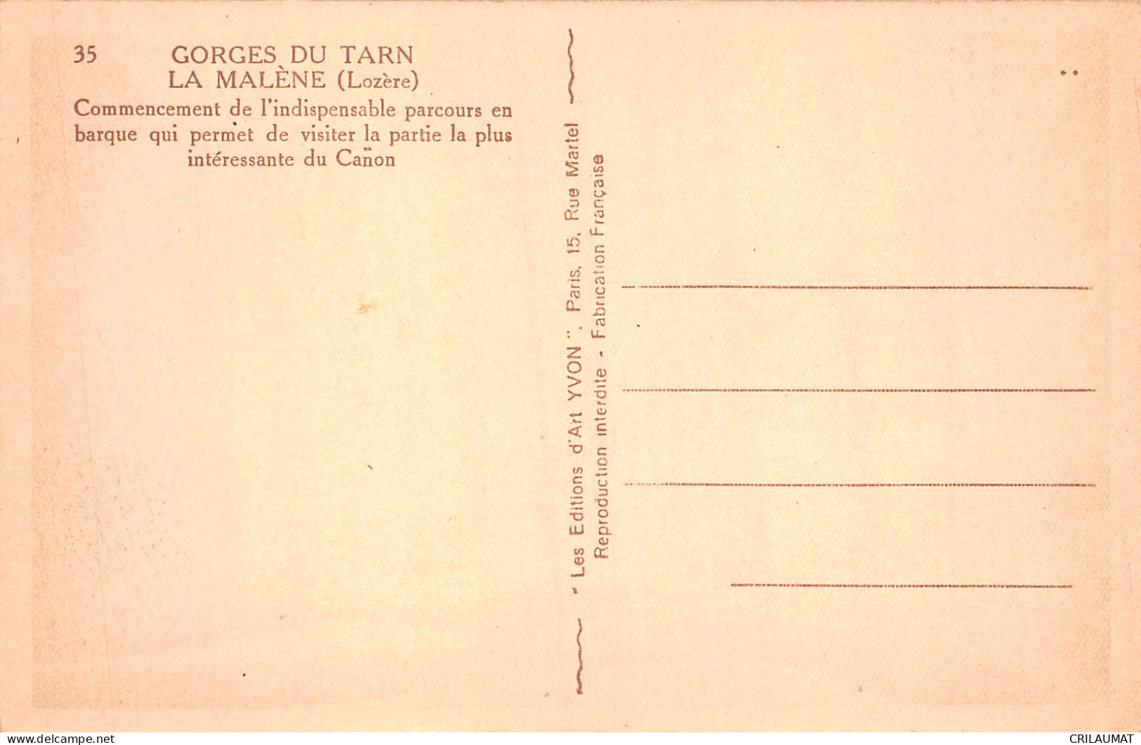 48-LA MALENE-N°5141-F/0335 - Andere & Zonder Classificatie