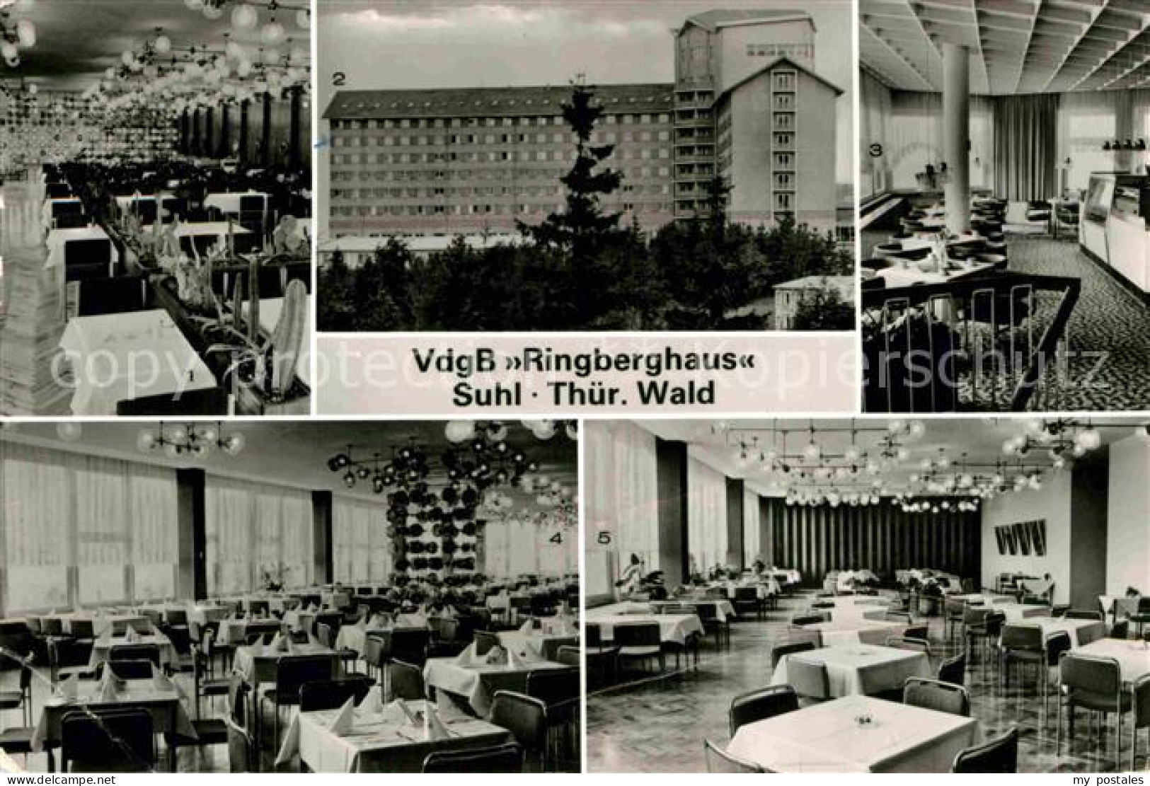 72727936 Suhl Thueringer Wald VdgB Ringberghaus Restaurant Cafe Suhl Thueringer  - Suhl