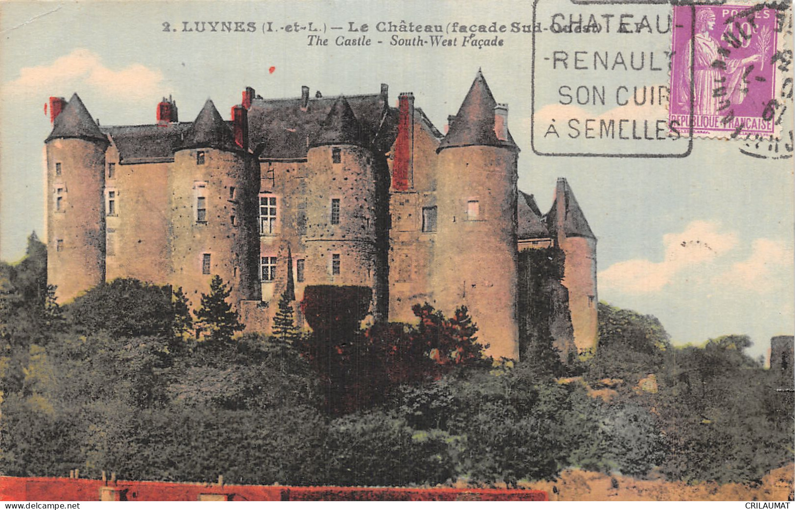 37-LUYNES LE CHÂTEAU-N°5141-F/0147 - Luynes