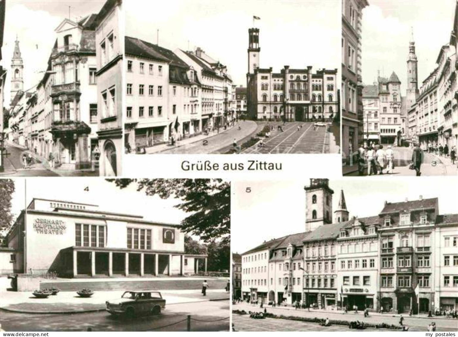 72727920 Zittau Bautzner Strasse Platz Der Jugend Rathaus Klosterkirche Gerhart  - Zittau