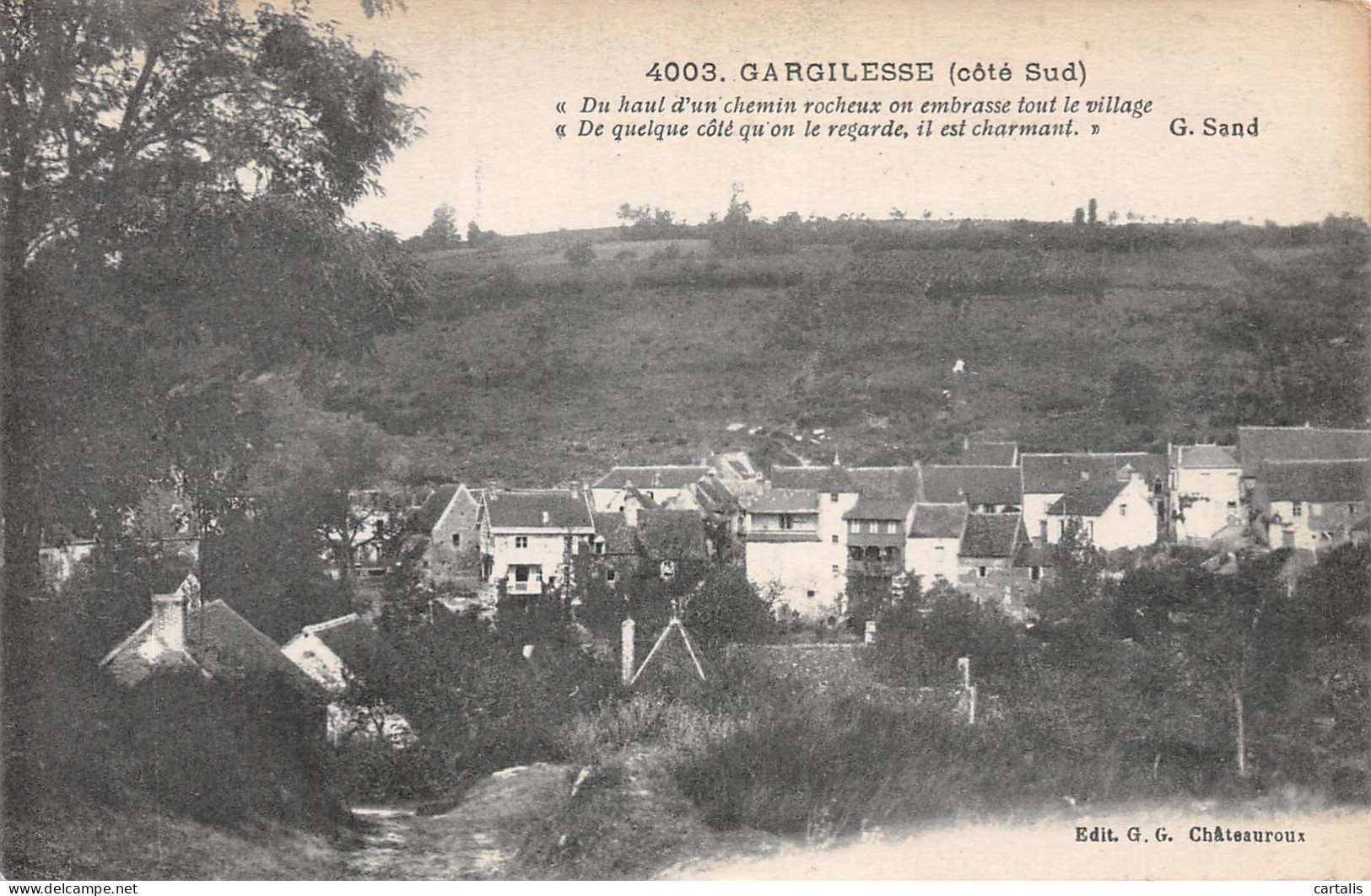 36-GARGILESSE-N°4194-B/0047 - Autres & Non Classés