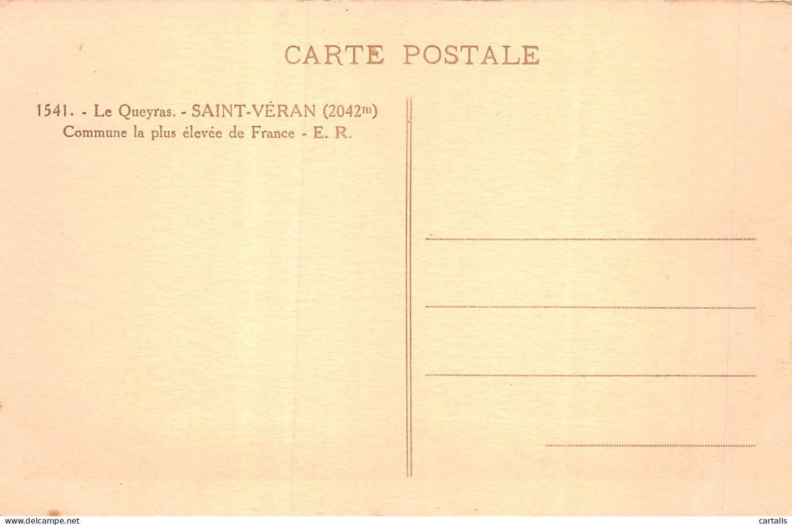 05-SAINT VERAN-N°4194-A/0321 - Altri & Non Classificati