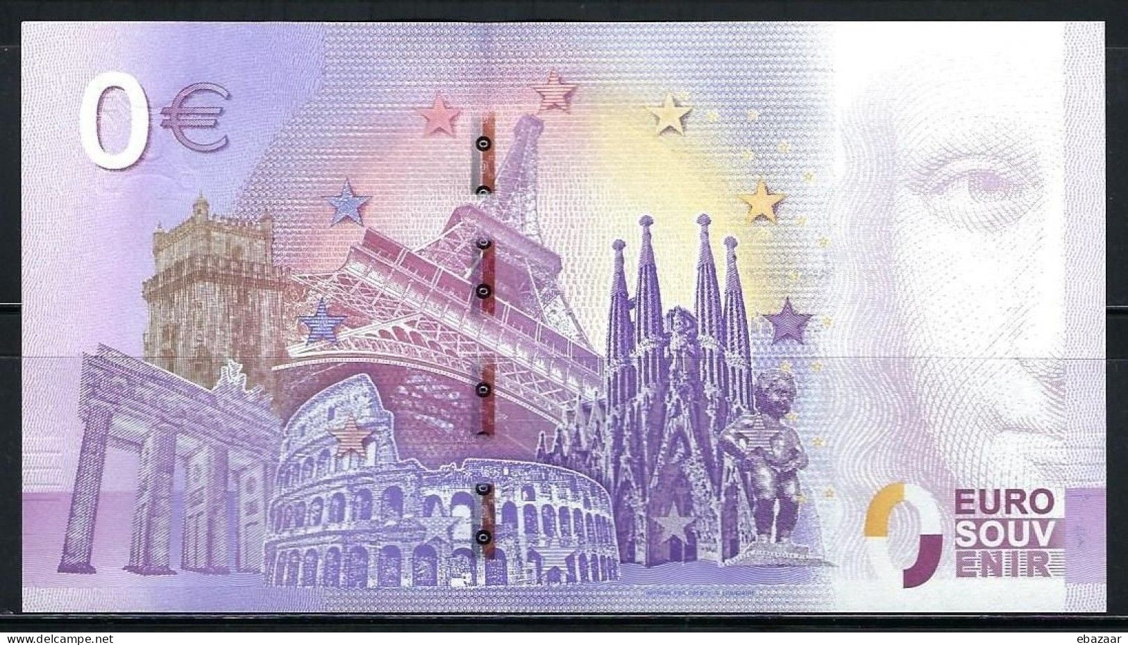 Saudi Arabia Mecca 2018 Zero Euro Banknotes 0 Euro World Football Cup In Russia UNC + FREE GIFT - Pruebas Privadas