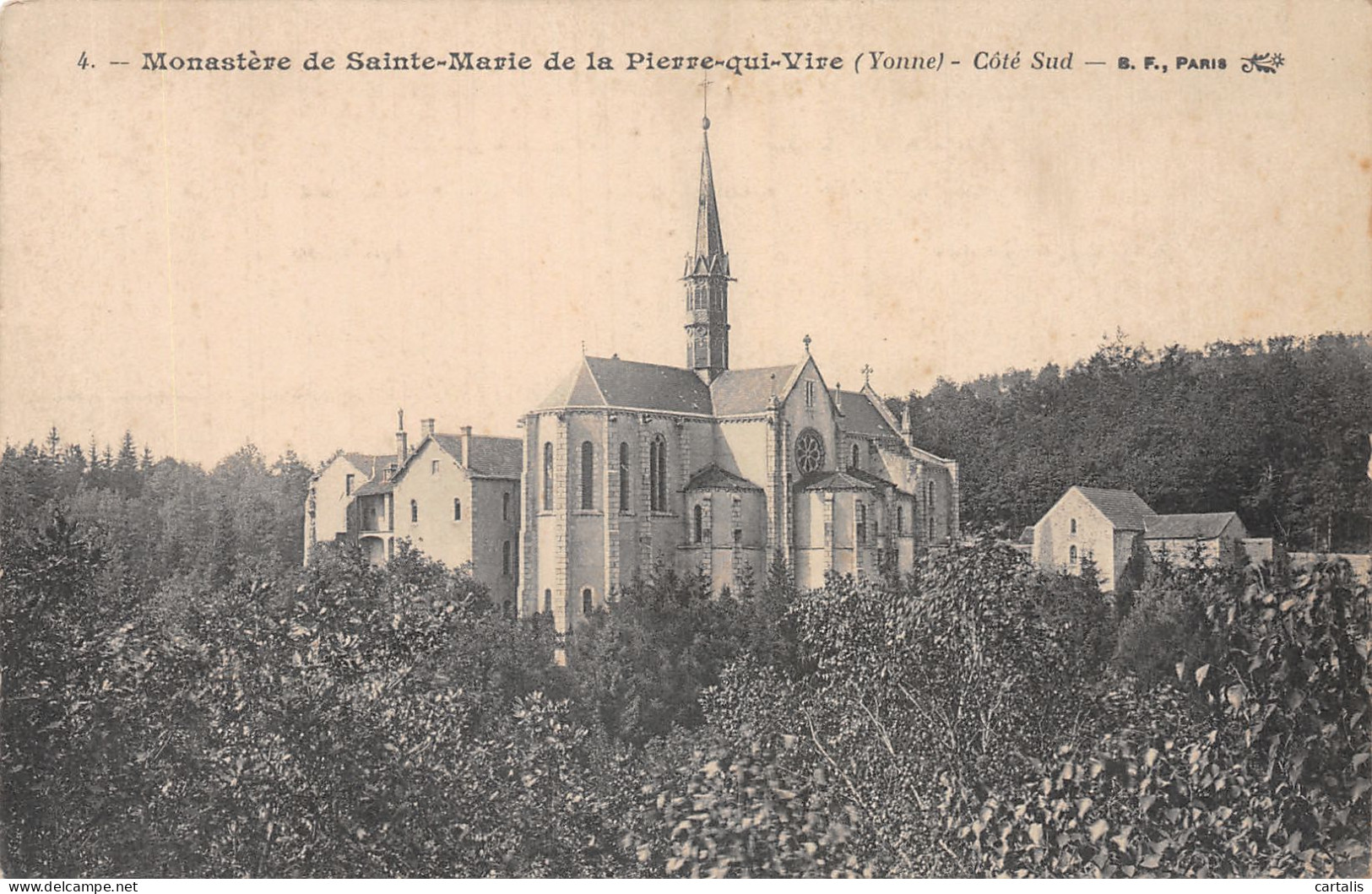 89-SAINT LEGER VAUBAN MONASTERE DE LA PIERRE QUI VIRE-N°4194-A/0121 - Autres & Non Classés