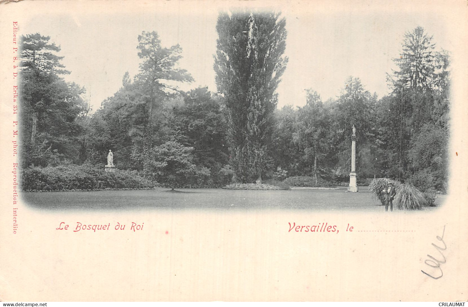 78-VERSAILLES LE BOSQUET DU ROI-N°5142-A/0283 - Versailles (Château)