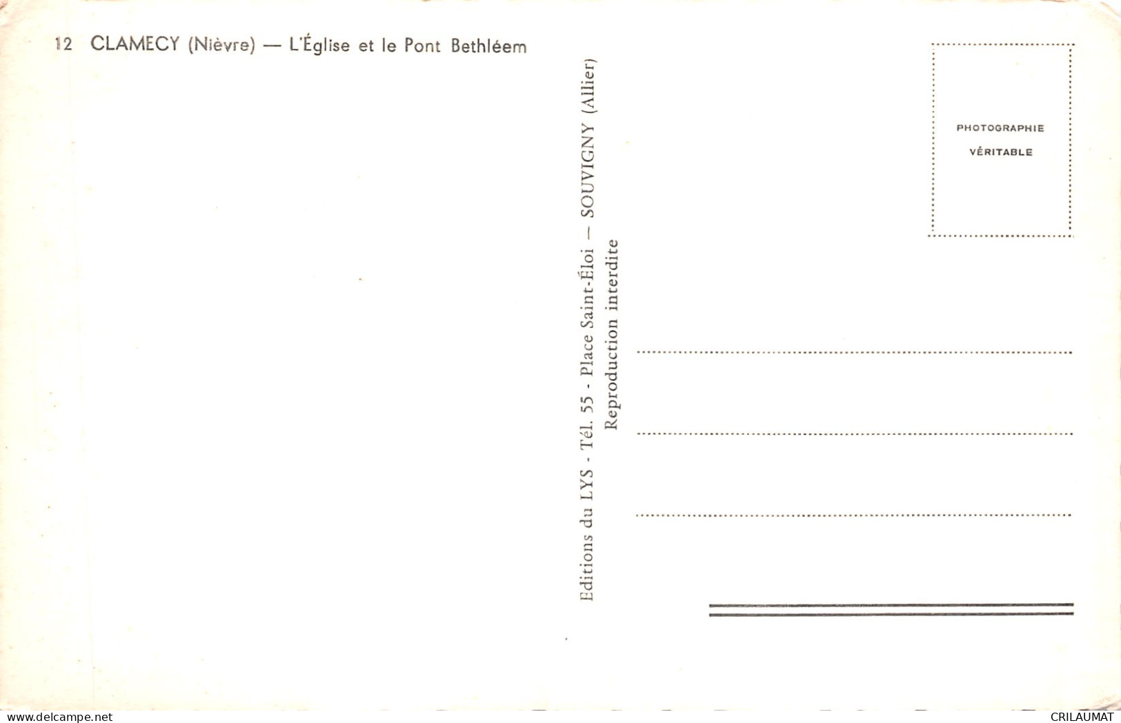 58-CLAMECY-N°5142-A/0181 - Clamecy