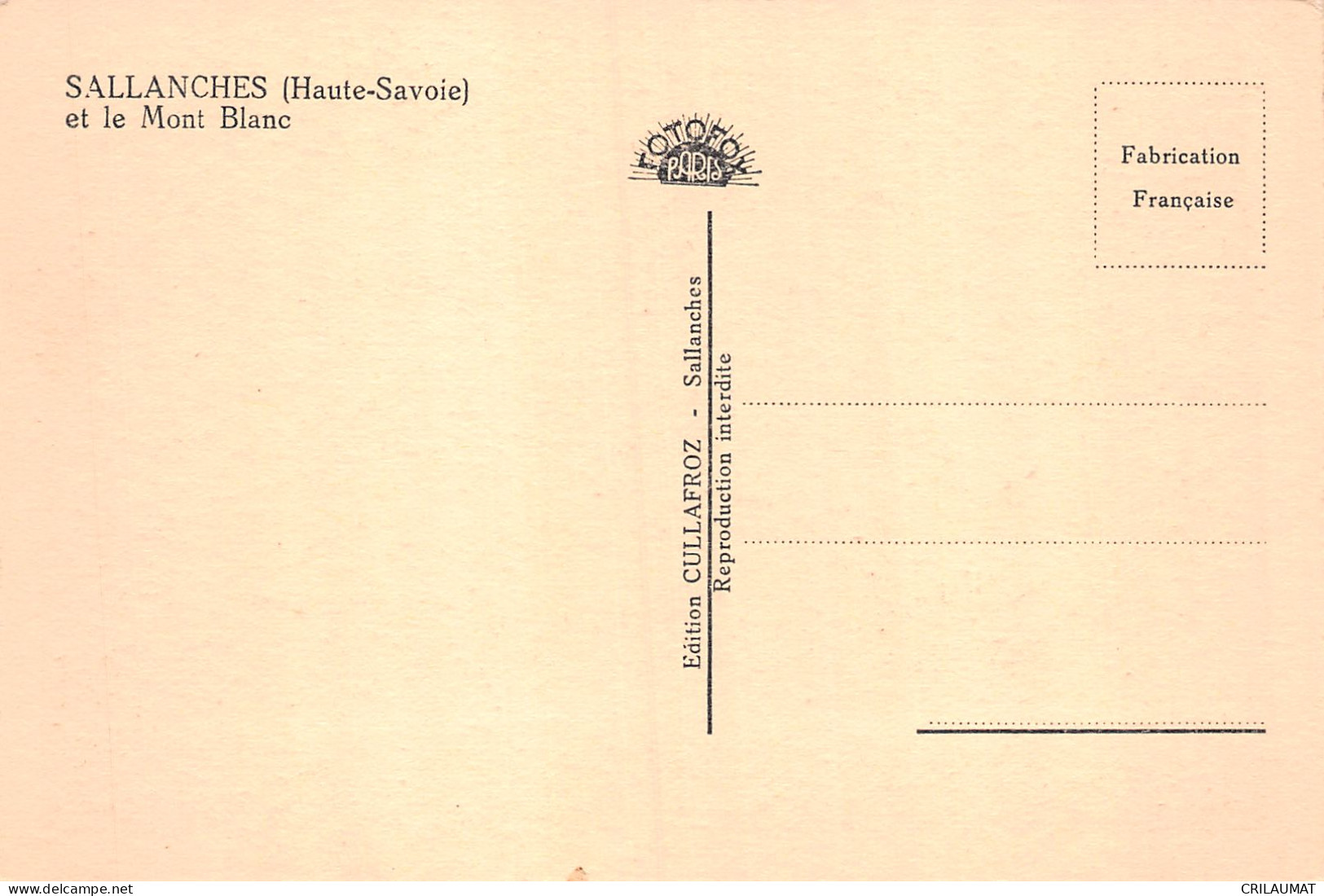 74-SALLANCHES-N°5142-A/0045 - Sallanches