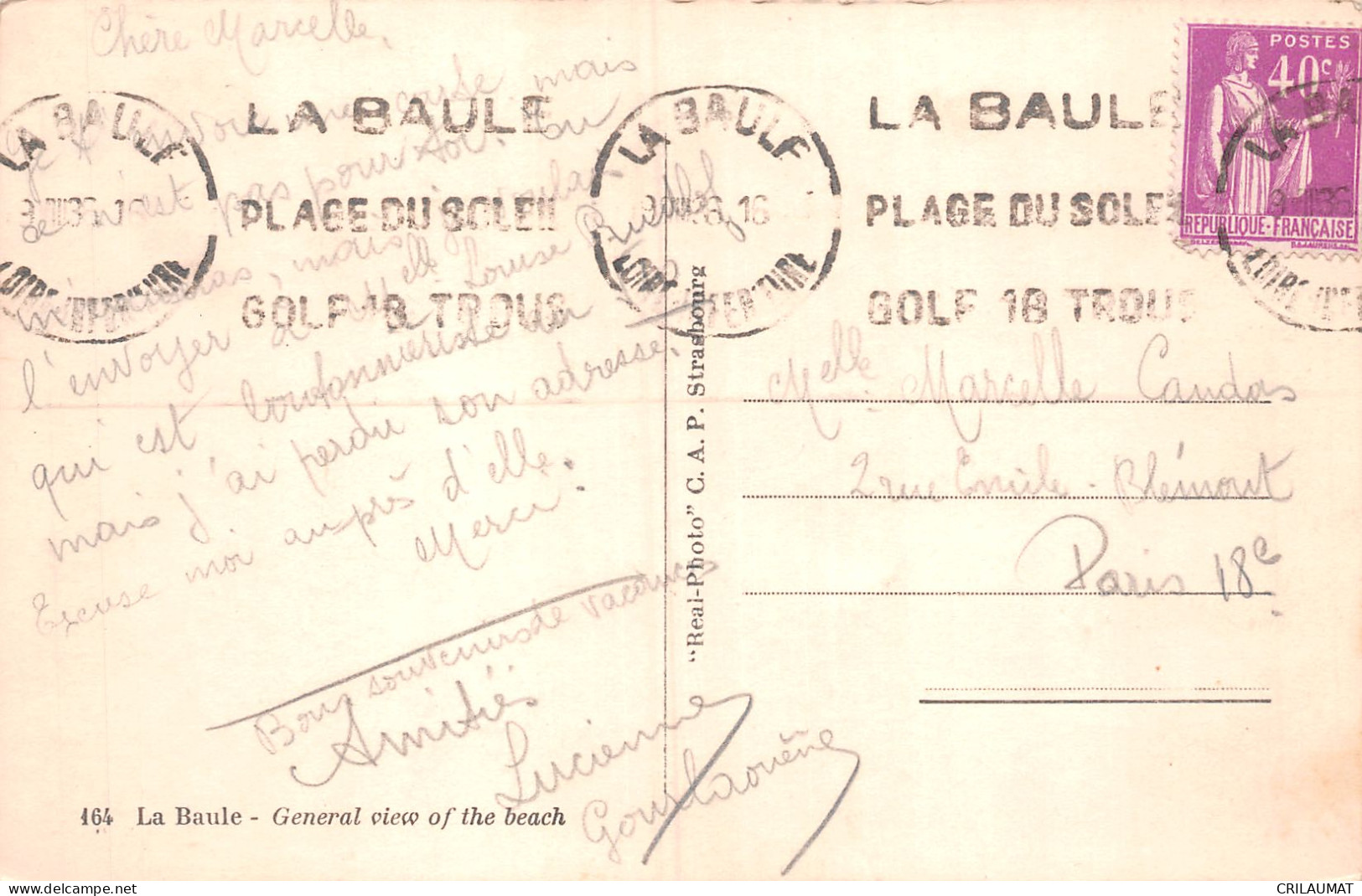44-LA BAULE SUR MER-N°5142-A/0009 - La Baule-Escoublac