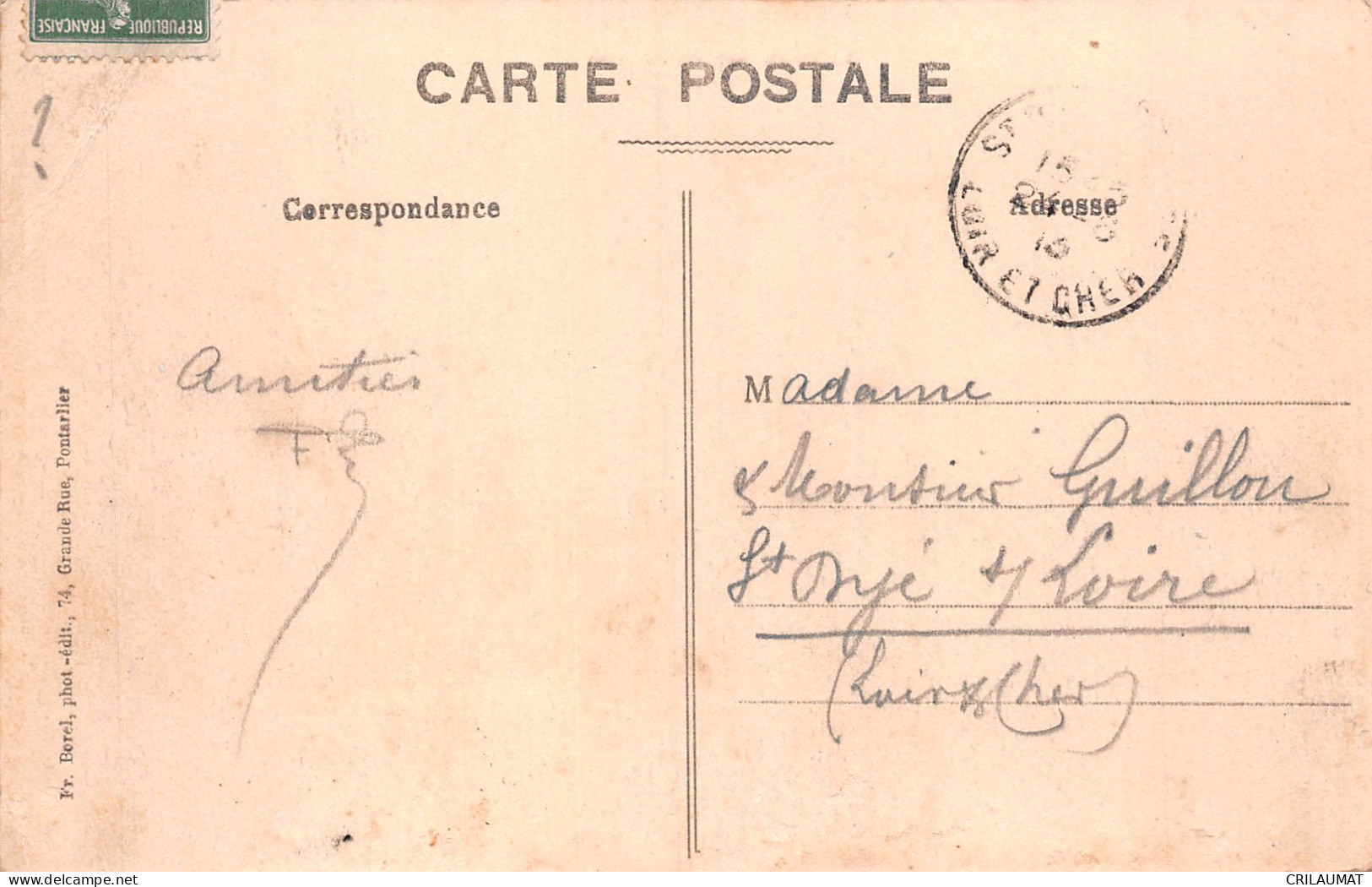 25-LE DOUBS AUX ENTREROCHES-N°5141-H/0295 - Other & Unclassified