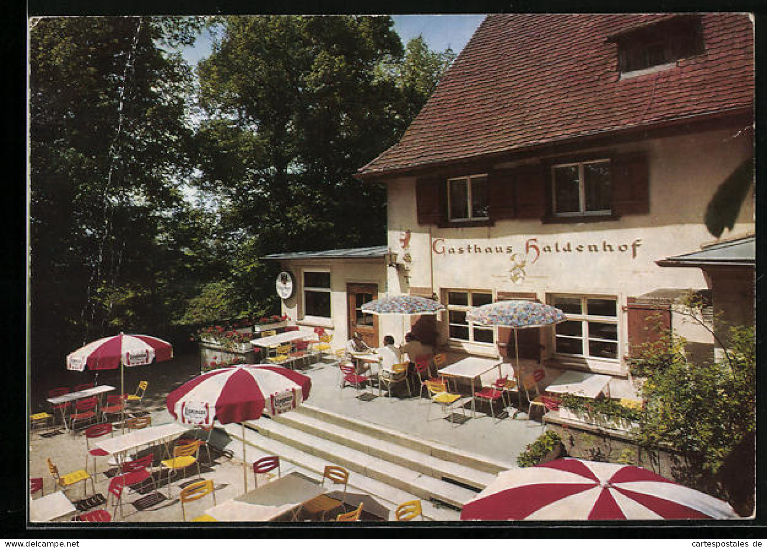 AK Überlingen /Bonndorf, Höhengasthaus Haldenhof  - Überlingen