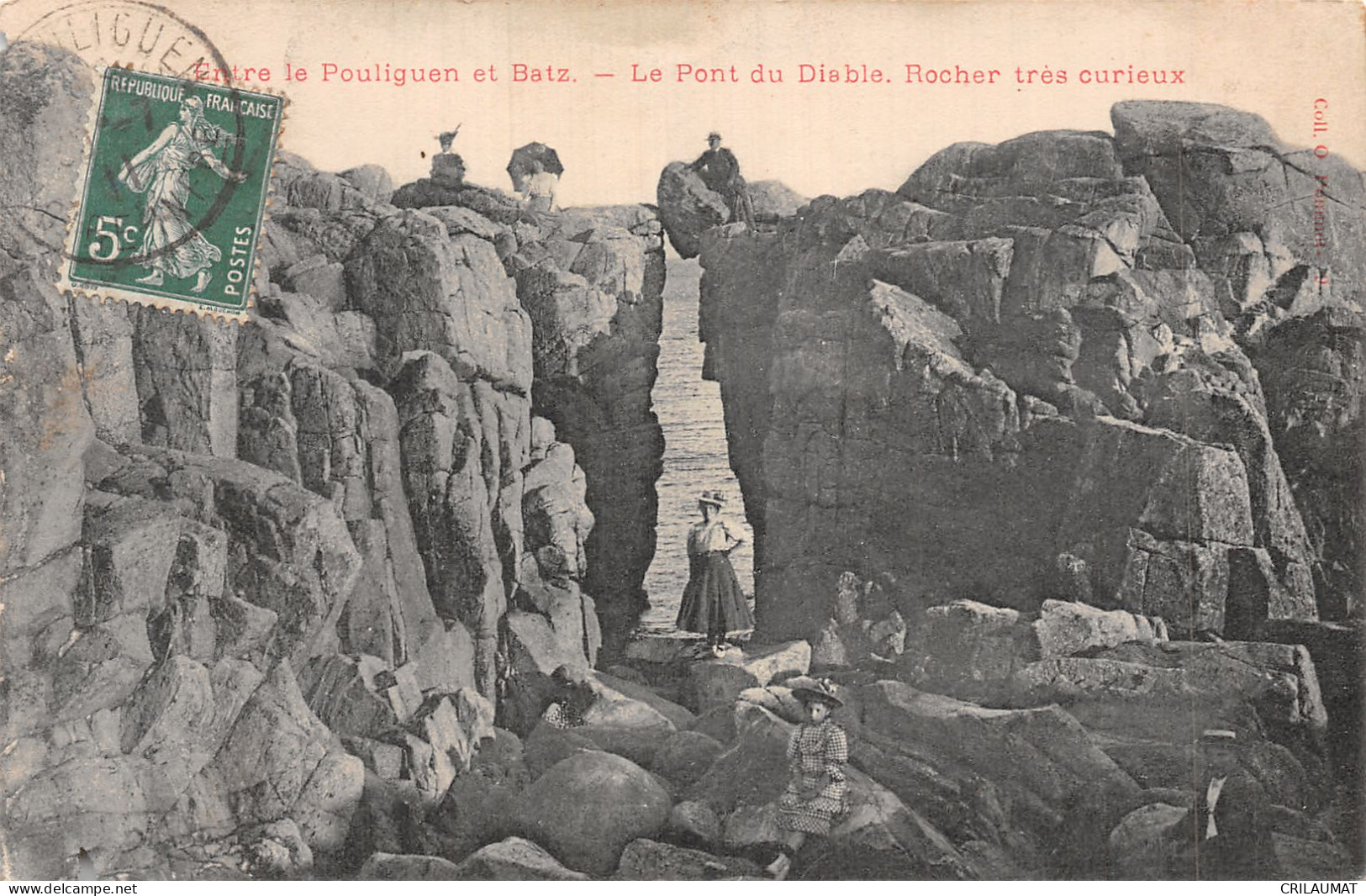 44-LE PONT DU DIABLE ENTRE POULIGUEN ET BATZ-N°5141-H/0103 - Andere & Zonder Classificatie