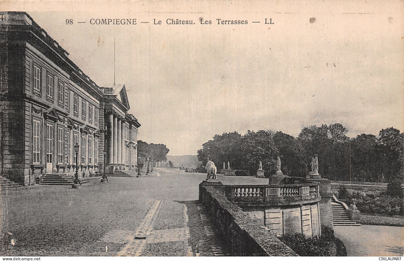 60-COMPIEGNE LE CHÂTEAU-N°5141-H/0089 - Compiegne