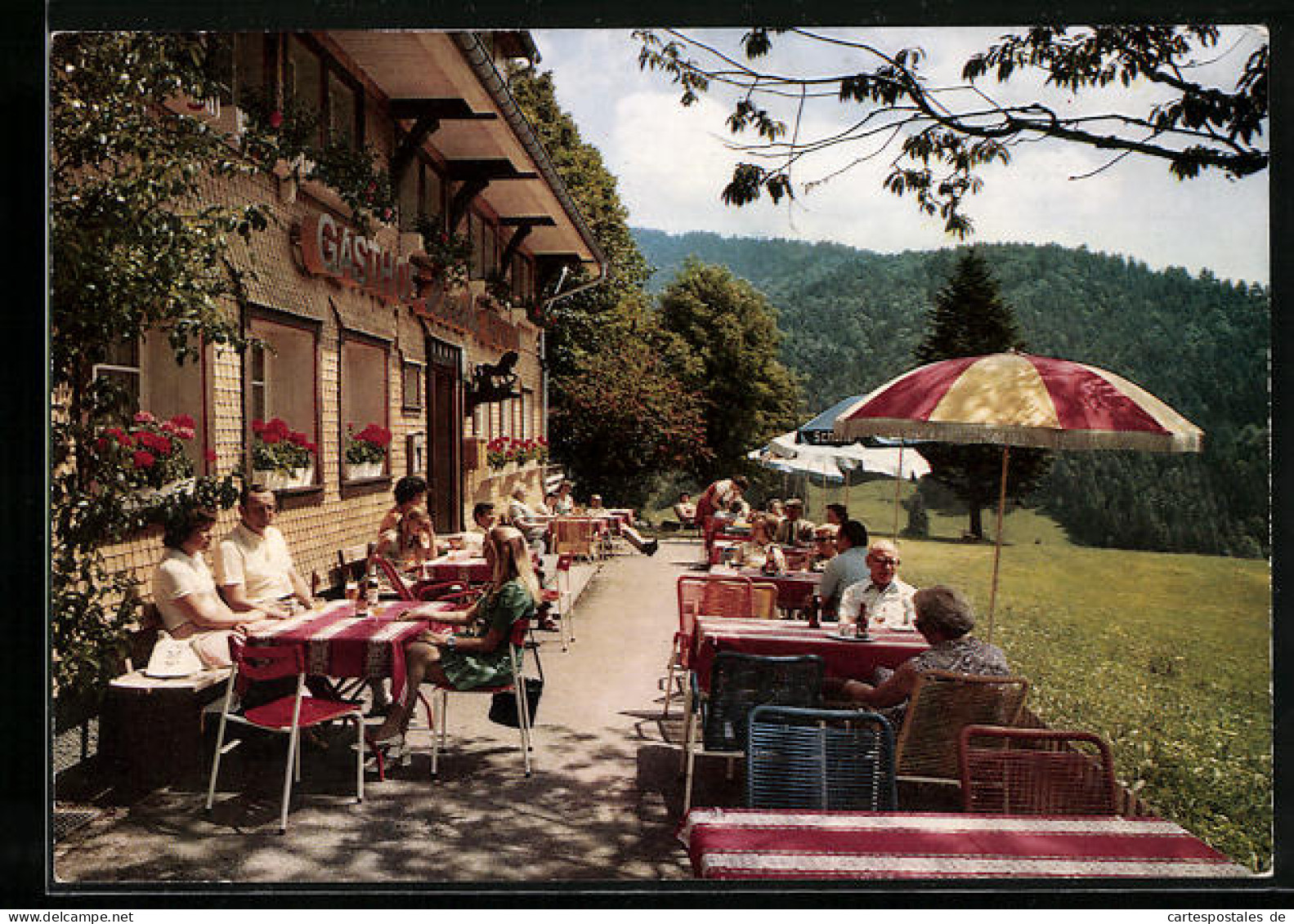 AK Todtmoos-Strick, Gasthof-Pension Rössle A. Maier Mit Terrasse  - Todtmoos