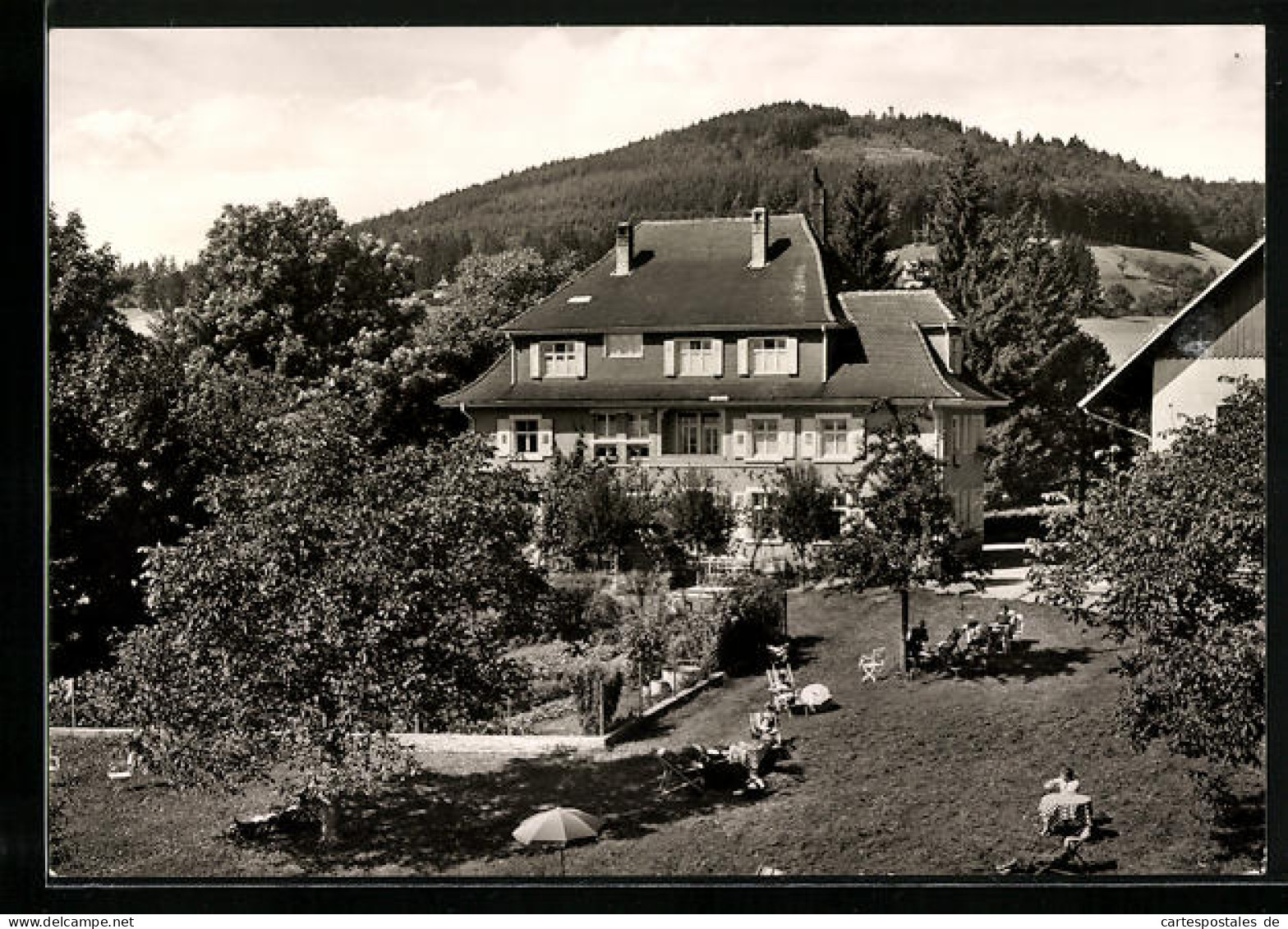 AK Schweigmatt /Schwarzw., Pension Haus Alpenblick Mit Garten Aus Der Vogelschau  - Other & Unclassified