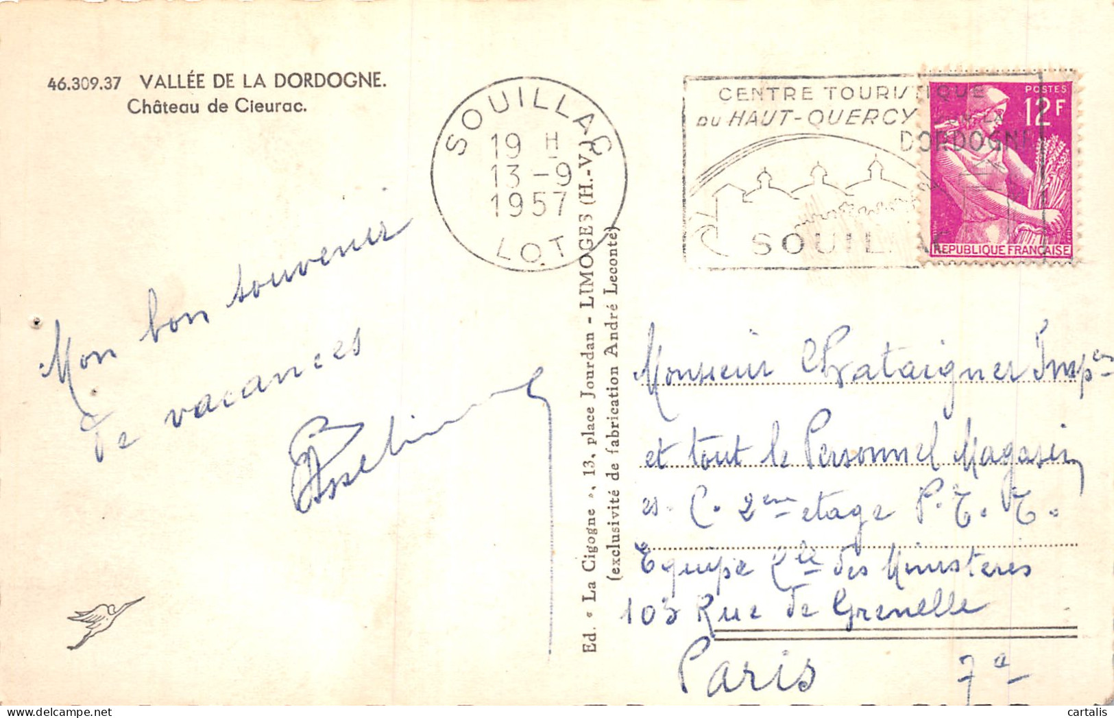 46-CIEURAC-N°4194-D/0129 - Other & Unclassified