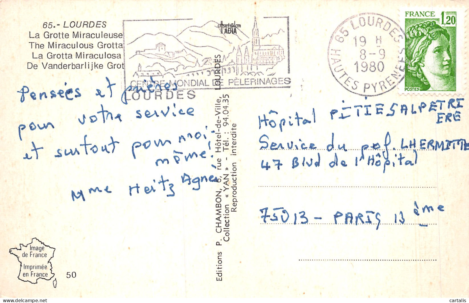 65-LOURDES-N°4194-D/0041 - Lourdes