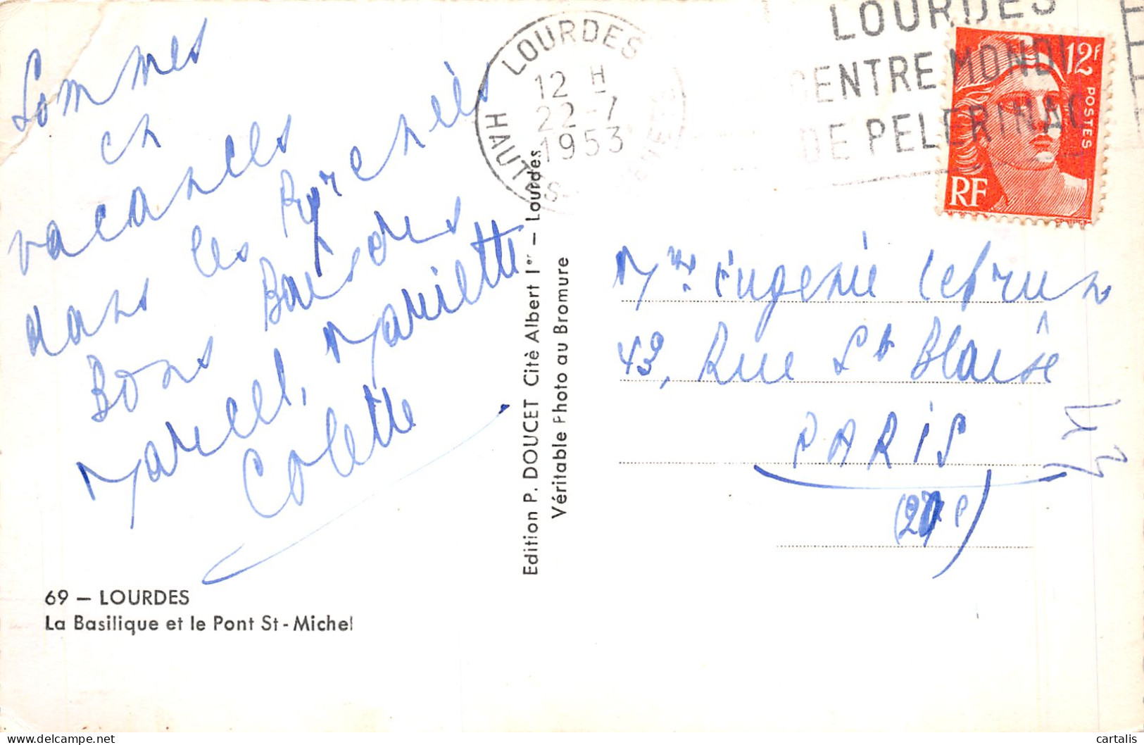 65-LOURDES-N°4194-D/0039 - Lourdes