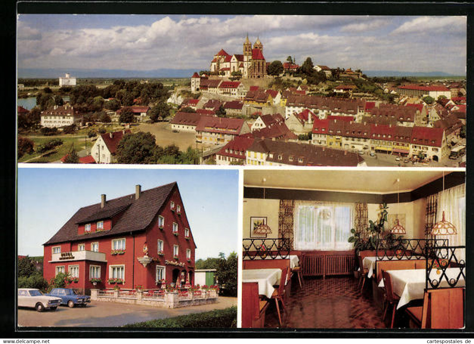 AK Breisach /Rh., Ortsansicht, Hotel-Restaurant Breisacher Hof S. Baal  - Breisach