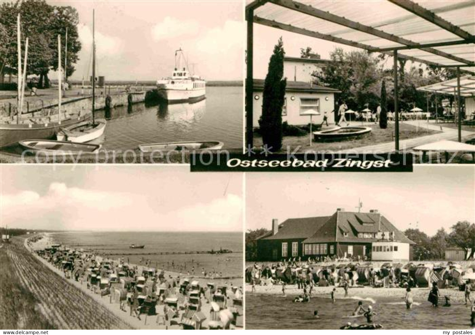 72727478 Zingst Ostseebad Hafen Milchbar HO Gaststaette Kurhaus Strand Zingst Da - Zingst