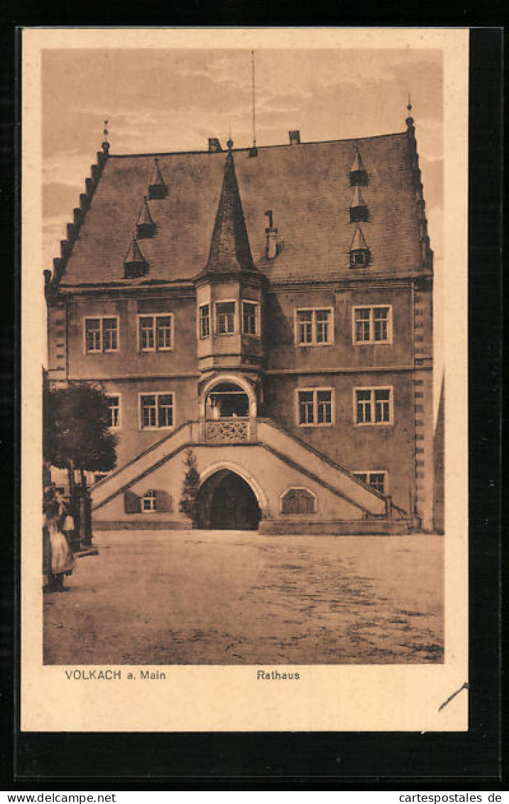 AK Volkach A. Main, Blick Auf Das Rathaus  - Andere & Zonder Classificatie