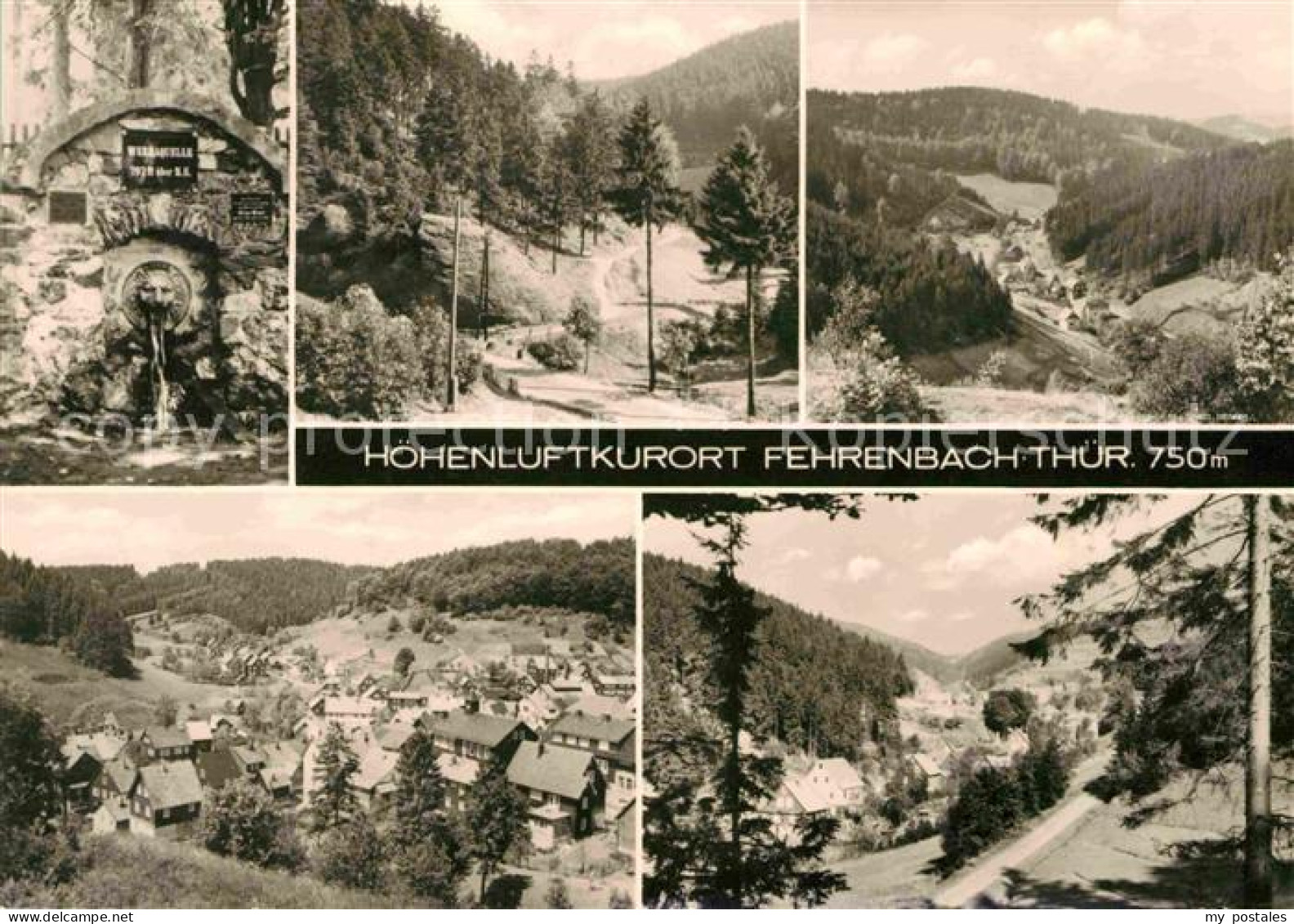 72727448 Fehrenbach Thueringer Wald Gesamtansicht Landschaftspanorama Werraquell - Masserberg