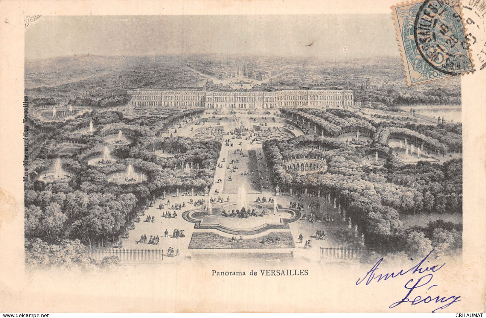 78-VERSAILLES PANORAMA-N°5142-D/0297 - Versailles (Château)