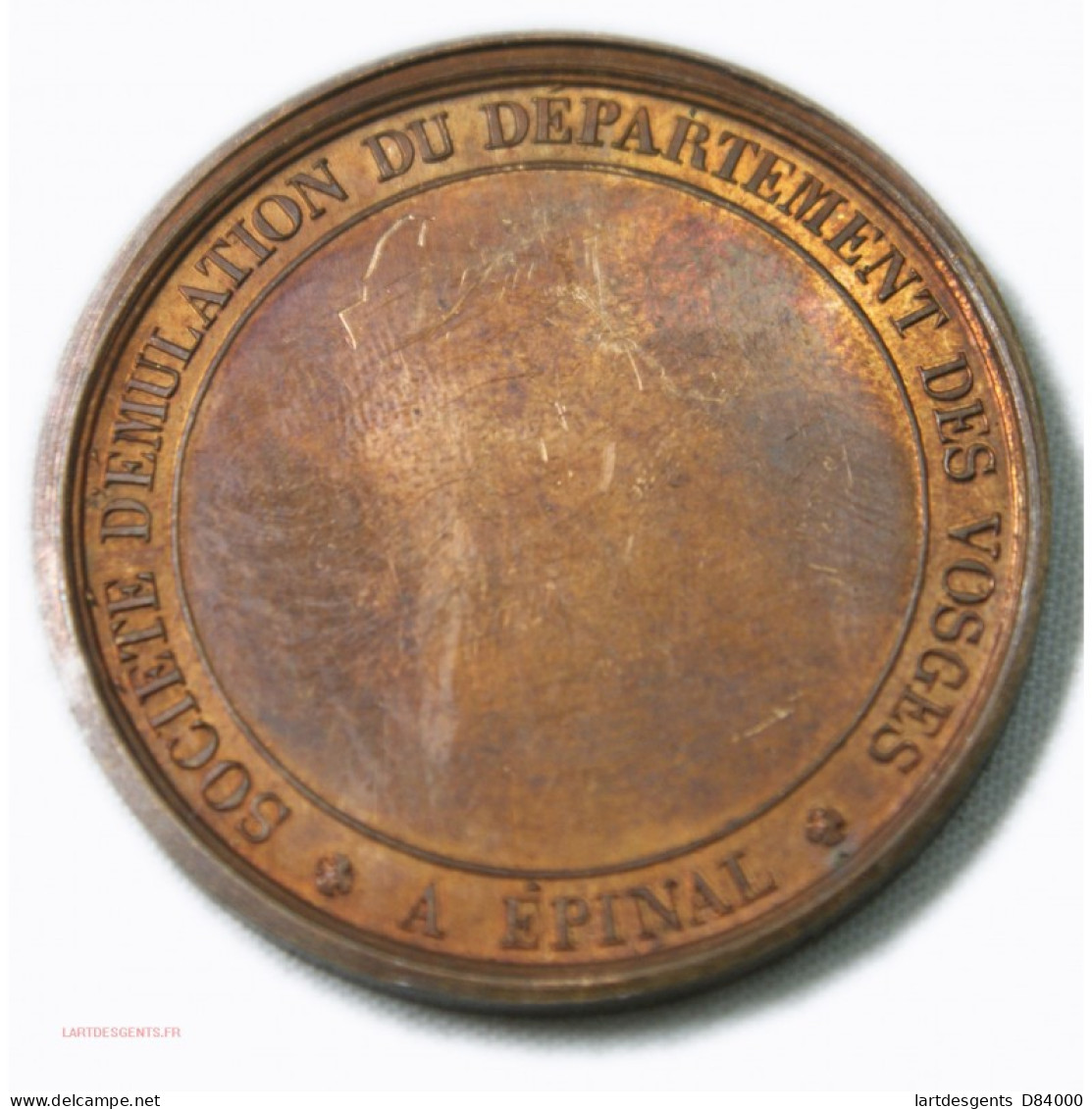 Médaille Sté D'émullation Du Département Des VOSGES - A EPINAL - Par BRENET - Professionals/Firms