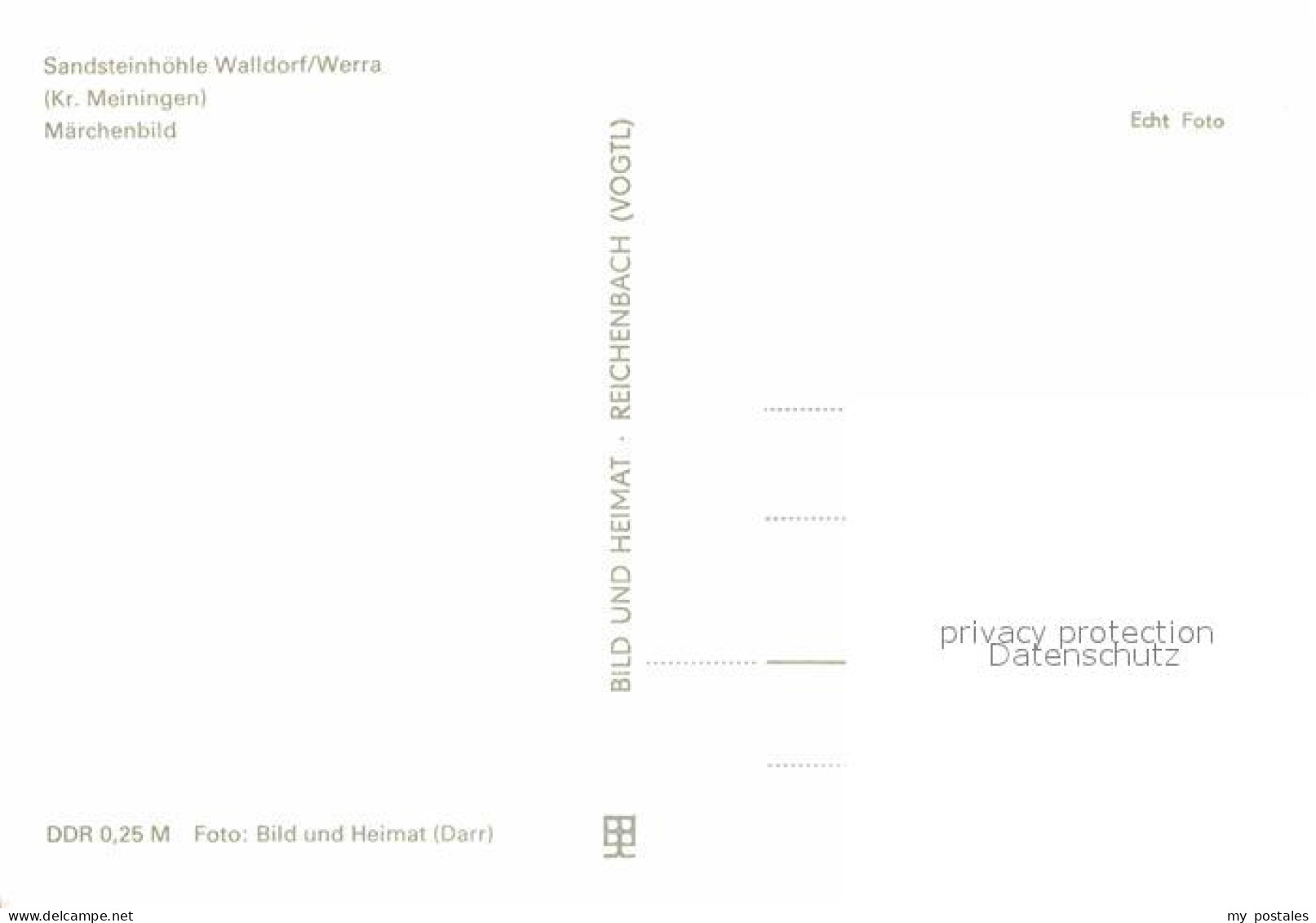 72727421 Walldorf Meiningen Sandsteinhoehle Maerchenbild Walldorf Meiningen - Andere & Zonder Classificatie