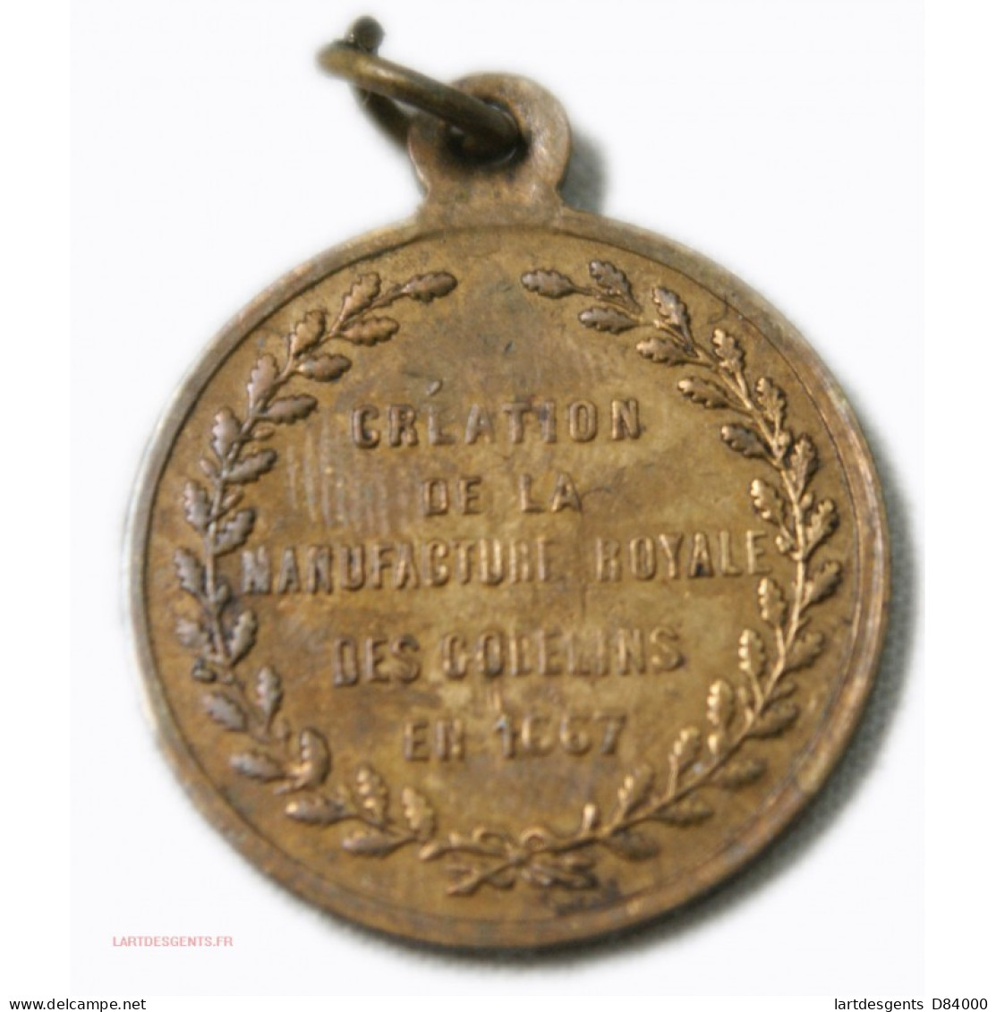 Médaille Colbert Création De La Manufacture Royale Des Gobelins En 1667 - Professionals / Firms