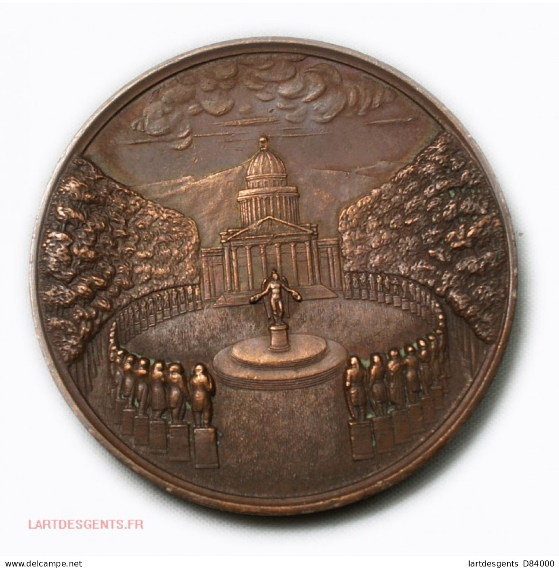 Médaille EUGENE SUE Par Emile ROGAT 1845, Lartdesgents - Professionali / Di Società