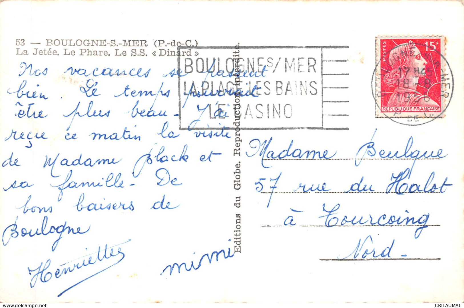 62-BOULOGNE SUR MER-N°5142-B/0341 - Boulogne Sur Mer